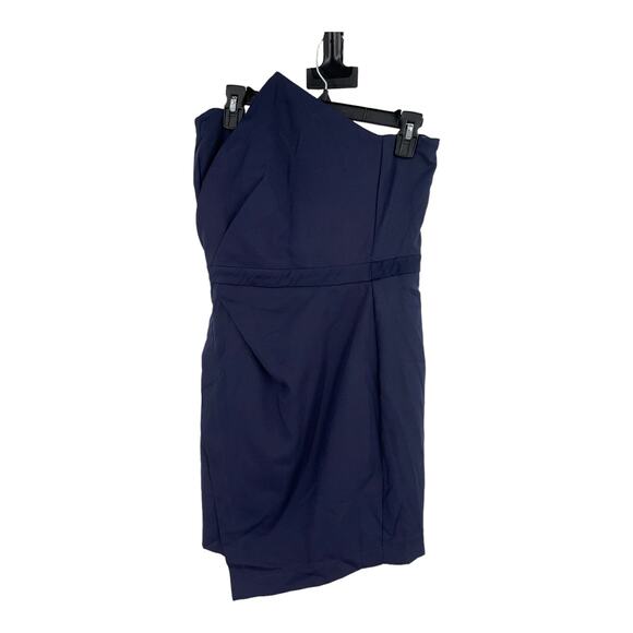 Lulu's Dress A-list babe strapless body-con minidress blue Medium M - Picture 2 of 5